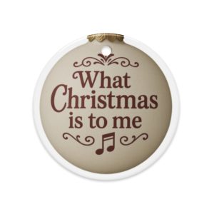 Double-sided ceramic ornaments