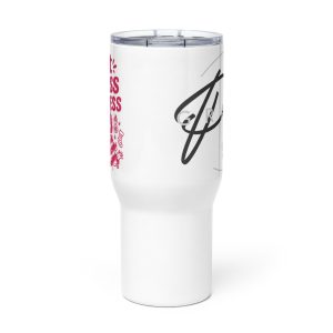 Travel mug with a handle